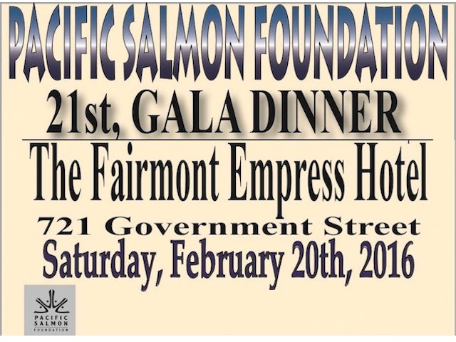 PSF's South Vancouver Island Gala Dinner Feb 20