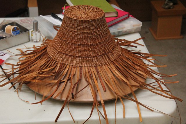 IMG_3466 Nisga's hat weaving at Visitor Centre James Stoness.jpg