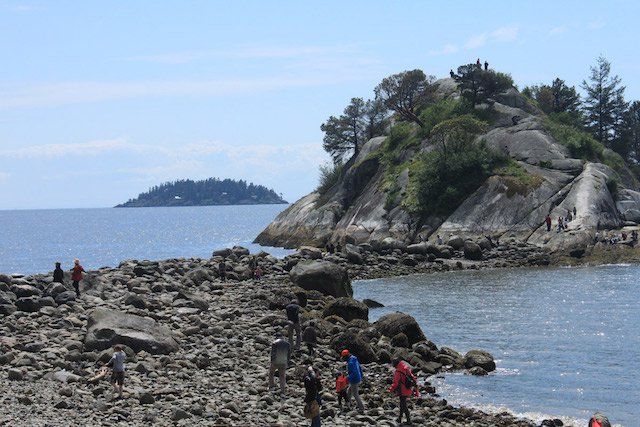 The rocky beach at Whytecliff Park is fun for kids to explore photo Michael Chang.jpg