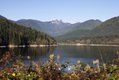 view of the Capilano Reservoir with the Lions in the background near Cleveland Dam Michael Chang.jpg
