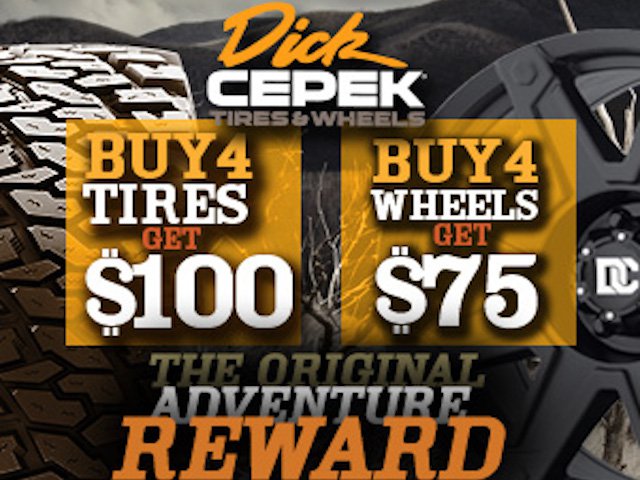 Dick Cepek Tires launches reward program March 1