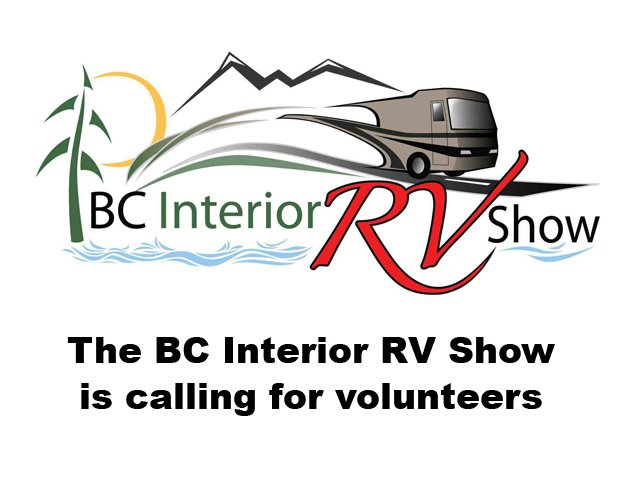 BC Interior RV Show, Apr 22-24, seeks volunteers