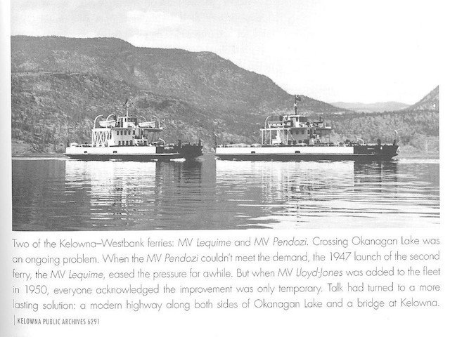 Kelowna BC Fintry Queen Canada Arthur Bailey's Excursion Boat M.V