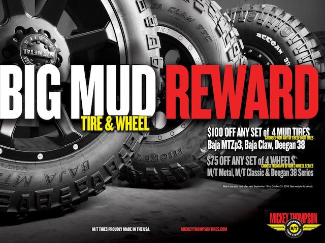 Mickey Thompson Tires reward program