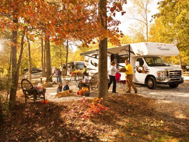 Fall camping