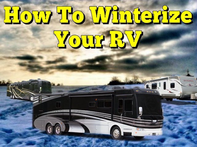 Winterizing Your RV - SunCruiser