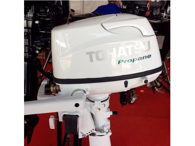 Tohatsu propane-powered outboard