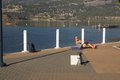 Filming Yoga on the Boardwalkphoto Perry Mack.jpg