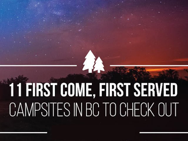 BRMB's top first-come first-serve campsites - SunCruiser