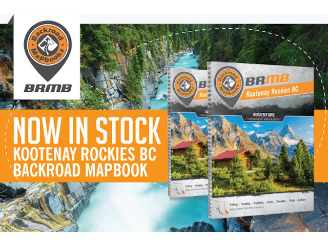 Kootenay Rockies BC Backroad Mapbook