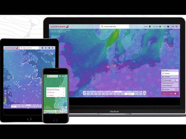 Windfinder introduces interactive weather maps - SunCruiser