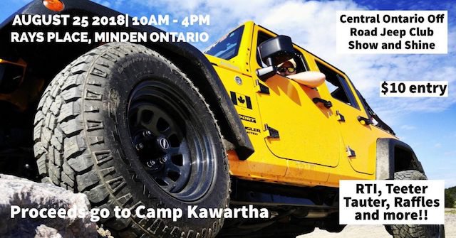 1st Annual Central Ontario Off Road Jeep Club Show and Shine