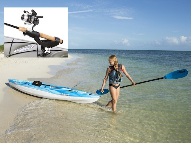 Pelican Sport Kayak Swivel Fishing Rod Holder – Adjustable for