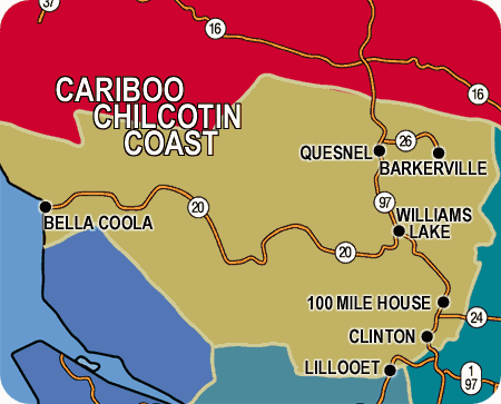 map of cariboo chilcotin
