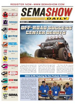 SEMA Show Daily Issue 1 2012 Cover