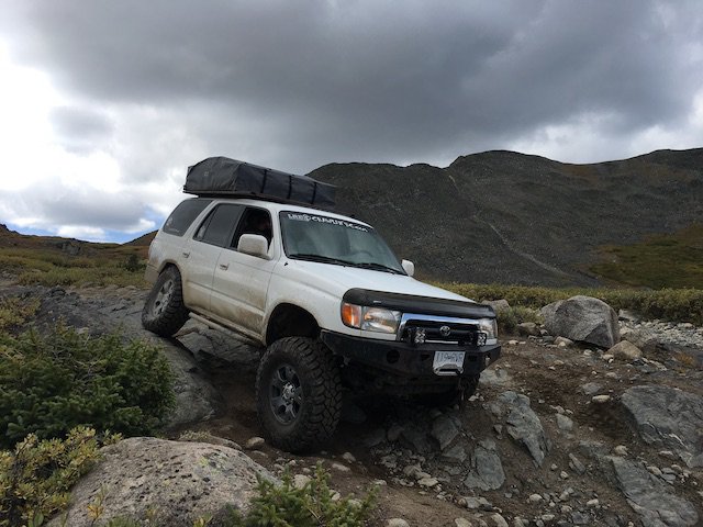 Build 2 ΓÇô Coming down Hagerman Pass trying to beat the weather.JPG