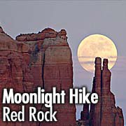 Moonlight Hike at Red Rock in Arizona