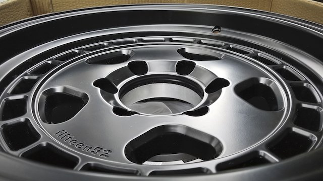 15" Black Pressfit on any 15" Steel Wheel Simulated Fake beadlock Hubcaps rings