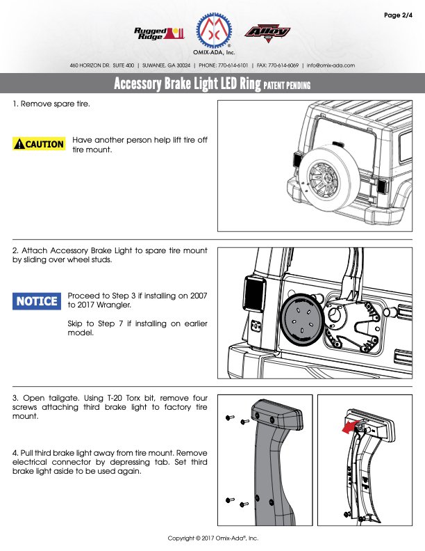 Accessory Brake Light LED Ring 11585.04-2