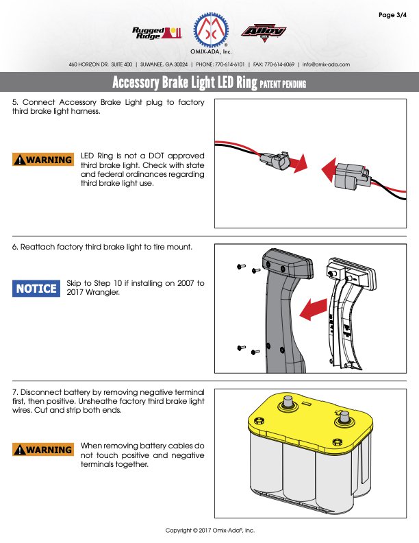 Accessory Brake Light LED Ring 11585.04-3