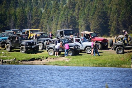 On July 28th the Barnhartvale Community Association partnered up with Rivershore Ram to host the first annual Take Your Top Off for Tata’s Charity 4X4 Event