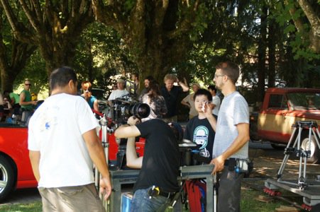 Movie making in the Town of Fort Langley - Perry Mack.JPG