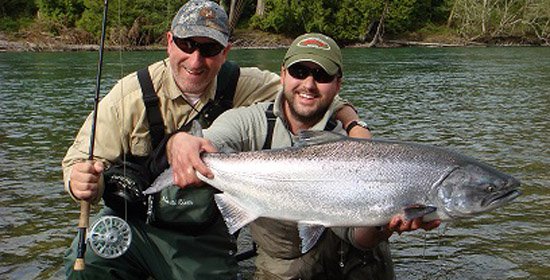 Salmon Fishing with Great River Fishing