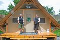 Volunteer hosts welcome campers when they check-in (credit Parks Canada).jpg