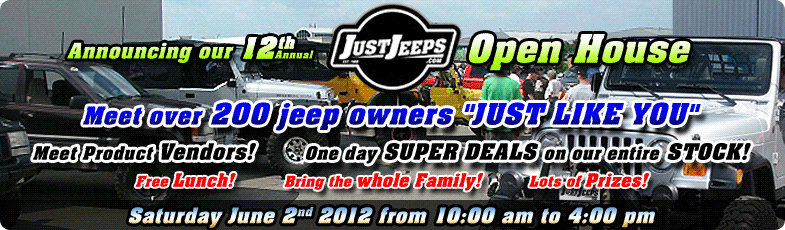 Just Jeeps 12th Annual Open House