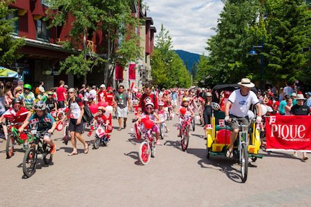 Canada Day Celebrations in Whistler Village