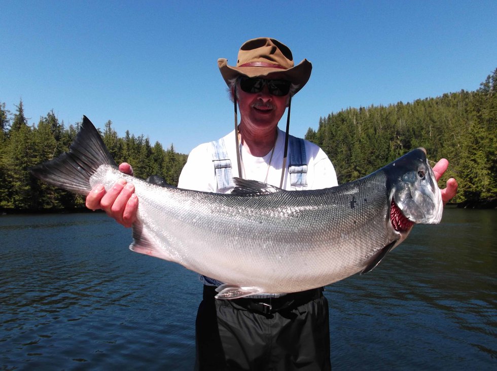 Salmon Fishing at Legacy Lodge 