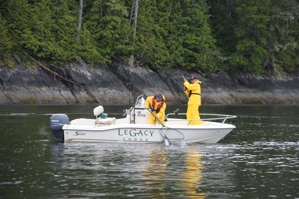 Salmon &amp; Halibut Fishing at Legacy Lodge, River's Inlet