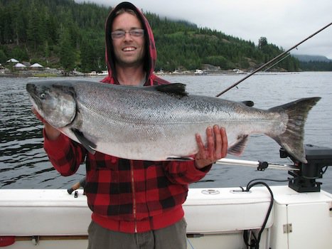Connor Kane with his Tyee