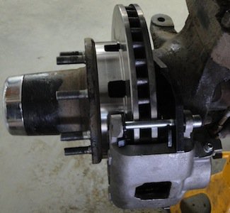 Front Dana 60 Conversion to Chevy Brakes
