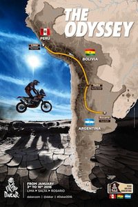 2016 Dakar Route