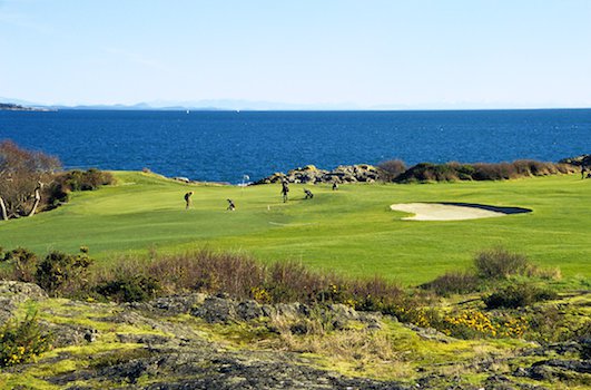Golfing on Vancouver Island in Winter