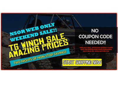 NSOR Web Only Weekend Sale July 24-26