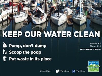 Keep our Water Clean - Pump Don't Dump